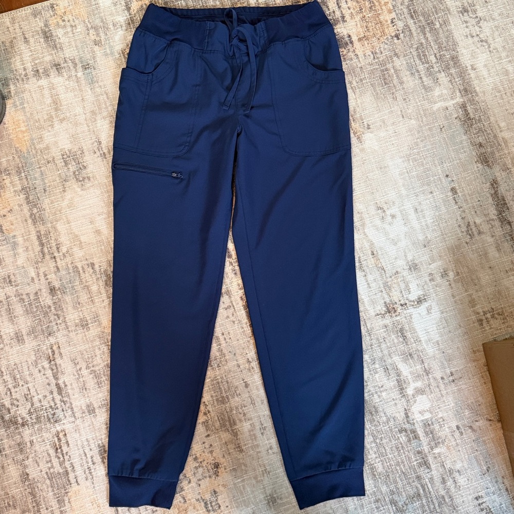 Heartsoul Womens Joggers Scrub Pants navy sz med